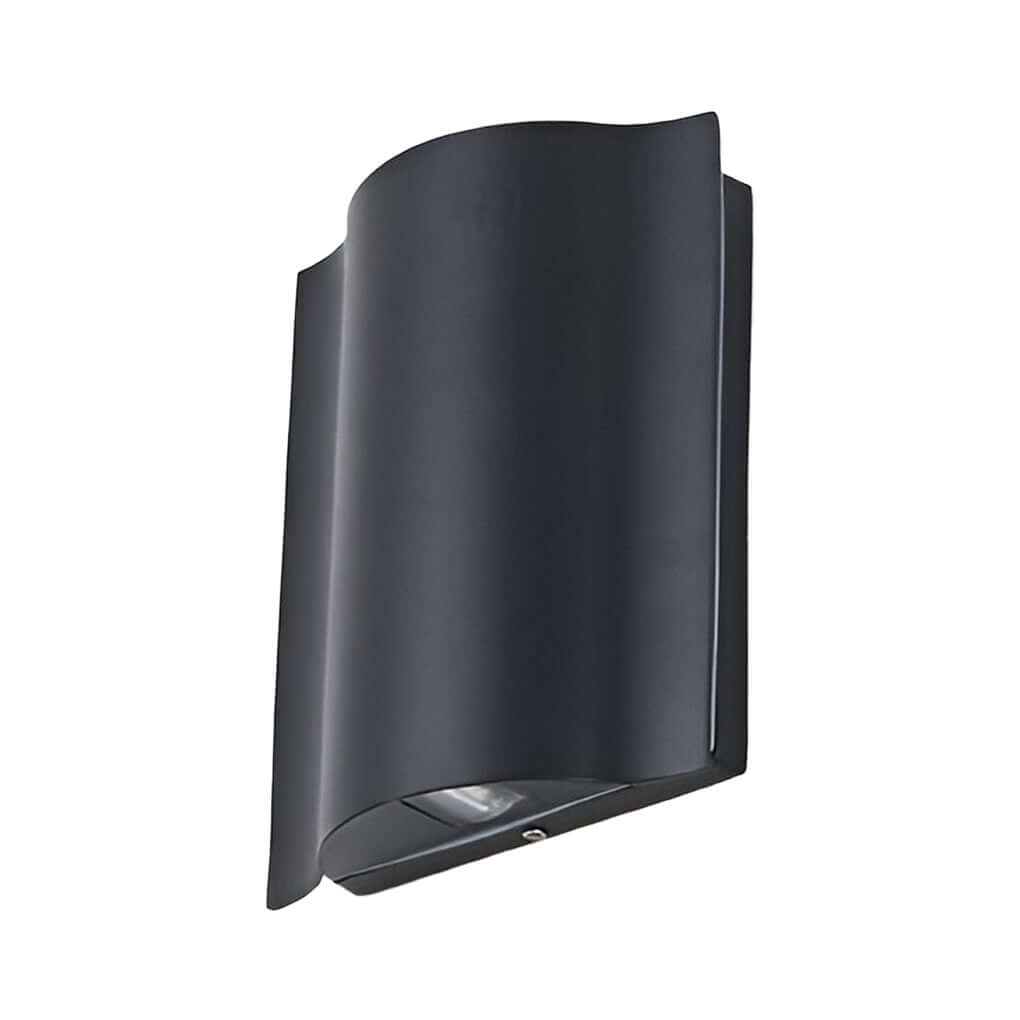 Modern Wave | Outdoor Wall Lantern with High-Brightness LED | Unique Wavy Design for Courtyards and Entrances 8