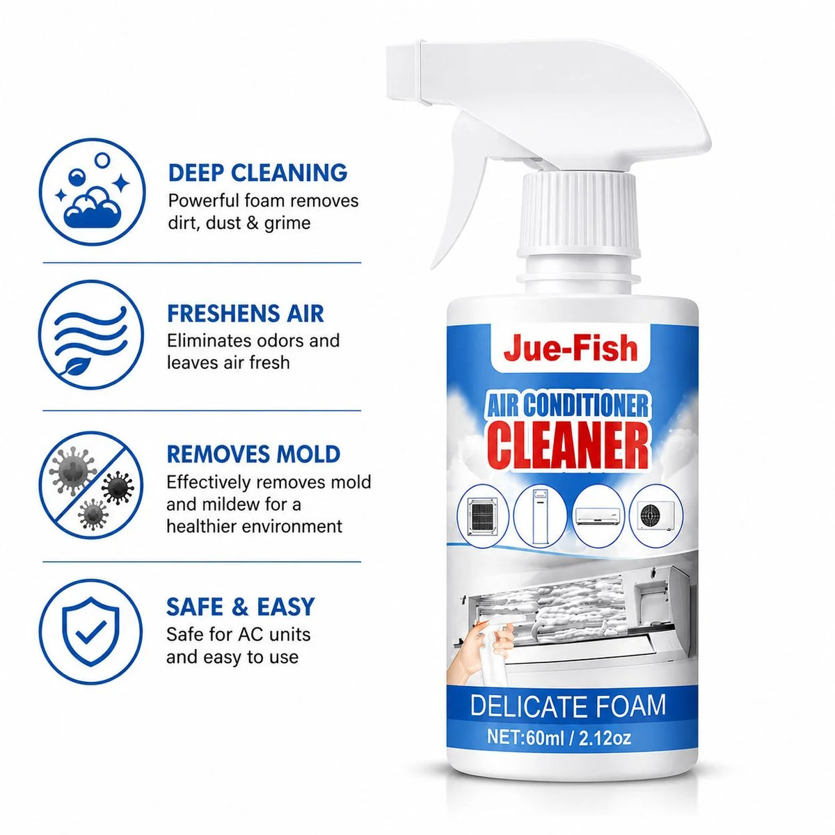 Air Conditioner Cleaner Foam Spray 0