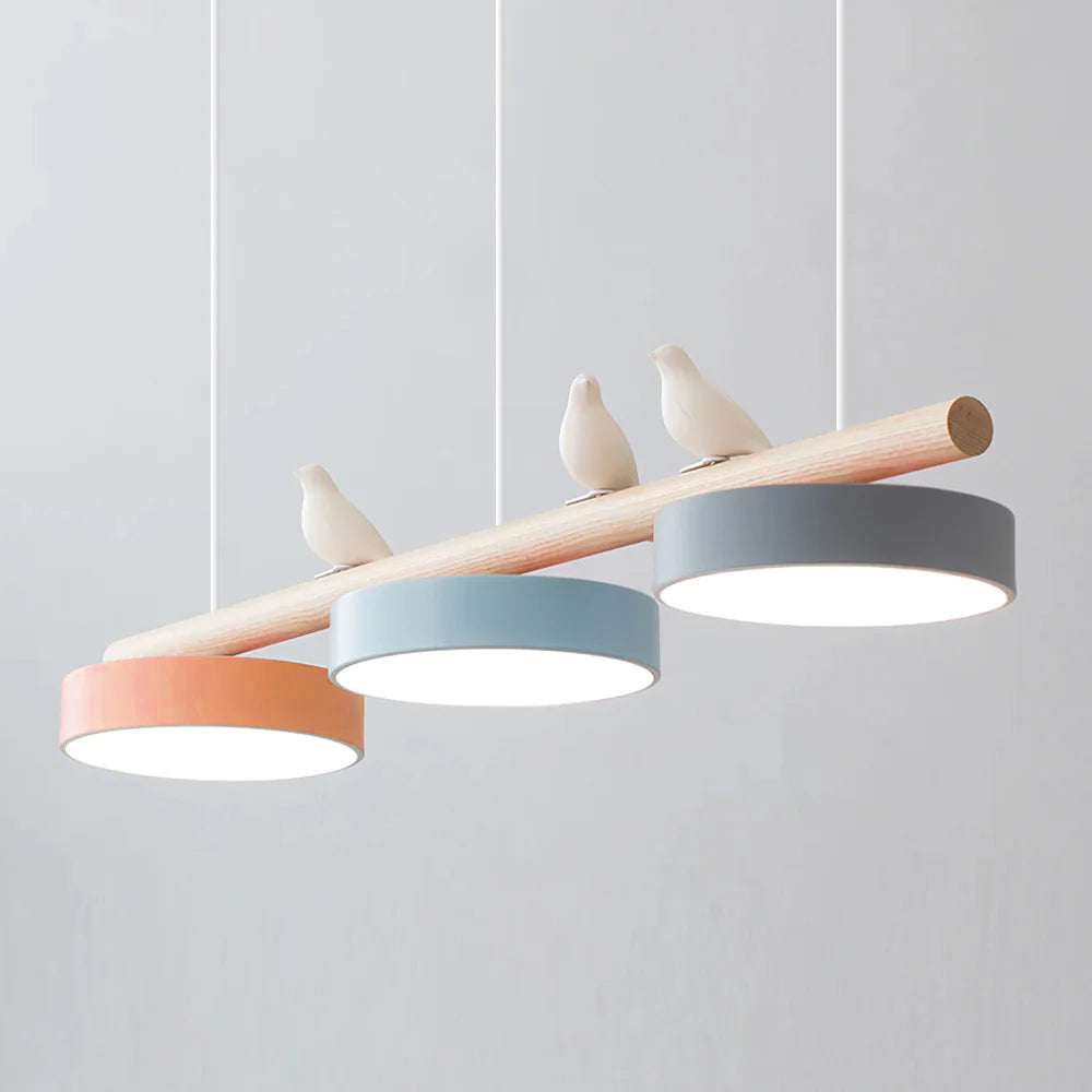 Avescent | Whimsical Multi-Color Glass Pendant Light Fixture 13