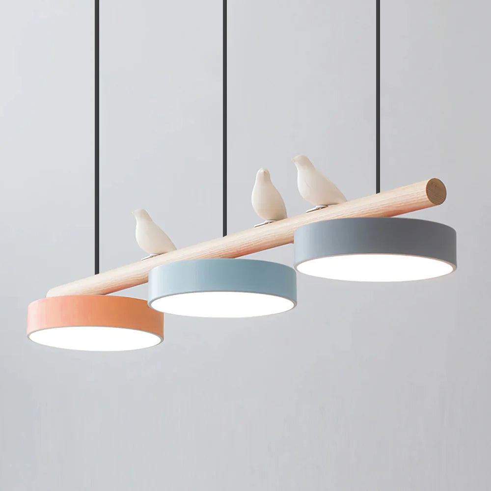 Avescent | Whimsical Multi-Color Glass Pendant Light Fixture 18