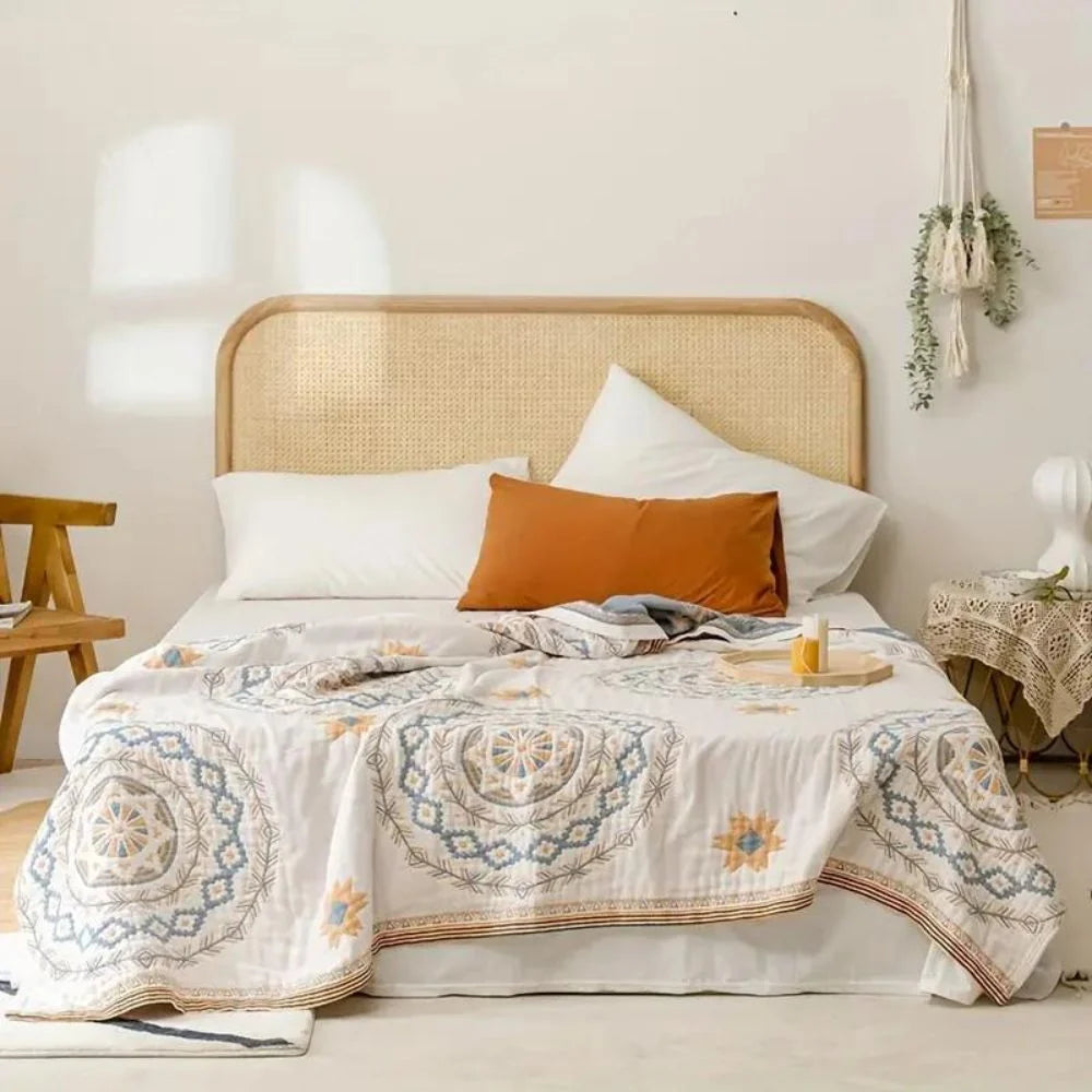 Blanket Throw Mandala Boho Pattern Design 0