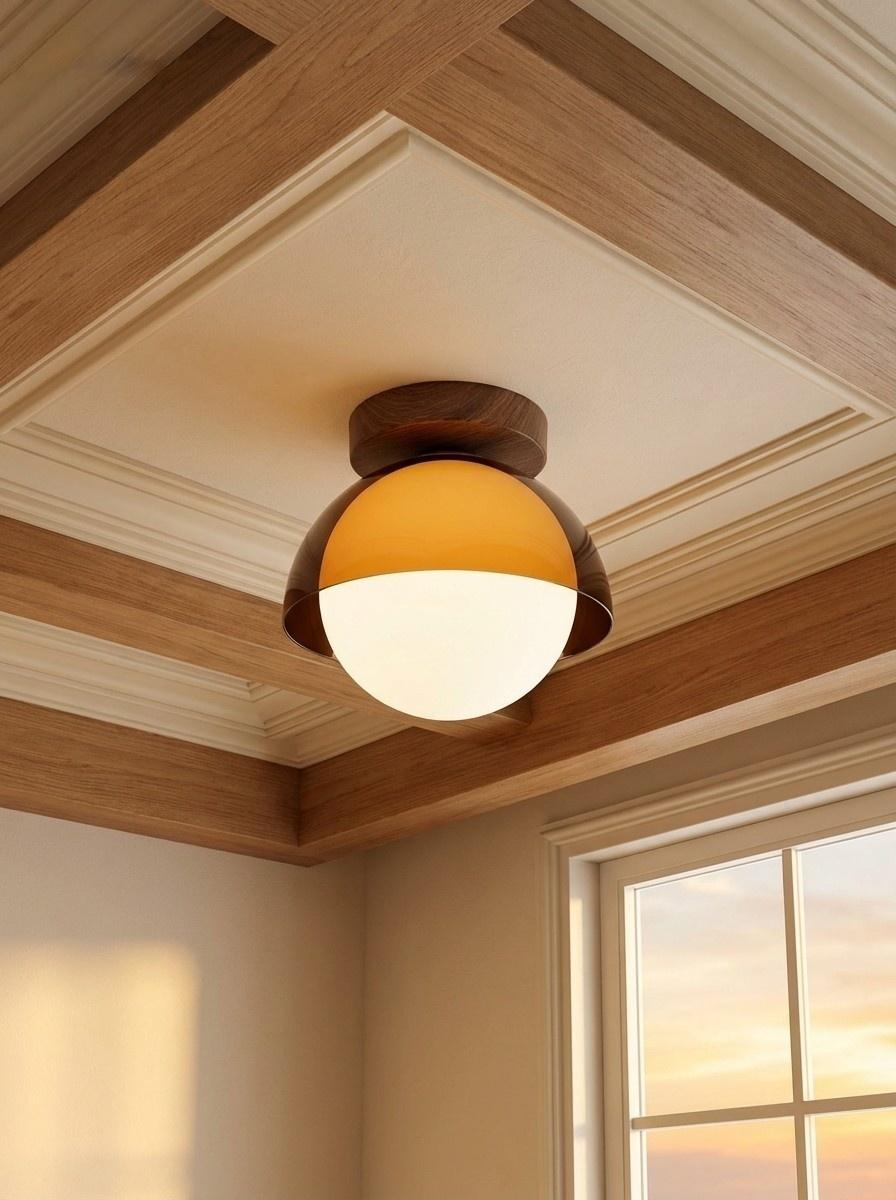 CelestialGlow | Elegant Vintage Flush Mount Ceiling Light for Hallway 1