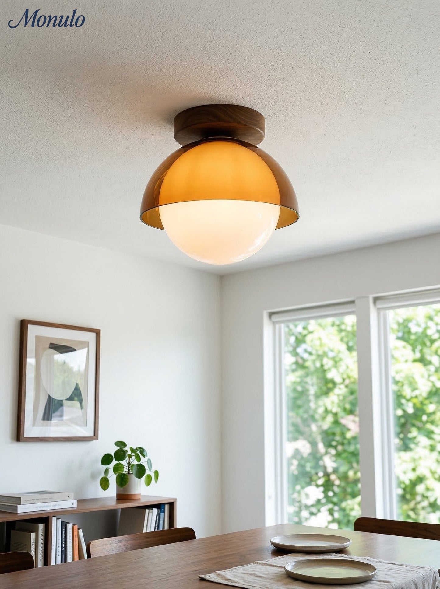 CelestialGlow | Elegant Vintage Flush Mount Ceiling Light for Hallway 4