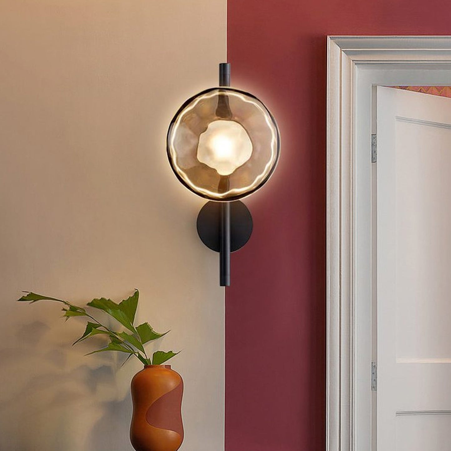 CetoGlass | Elegant Wave-Inspired Modern Wall Sconce Light Fixture 4
