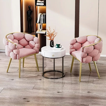 Chic Collection | Vanity Table Chair with Elegant Backrest | Stylish Stool for Makeup Vanity 4