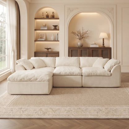 Contemporary Modular Sofa | L-Shaped Sectional Couch with Chaise Lounge | Ultimate Comfort for Modern Living Rooms 0