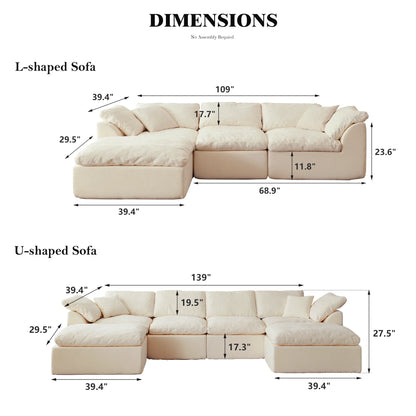 Contemporary Modular Sofa | L-Shaped Sectional Couch with Chaise Lounge | Ultimate Comfort for Modern Living Rooms 3