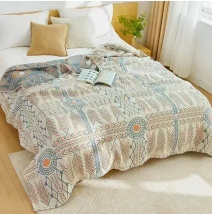 Cozy Collection | Lightweight Cotton Gauze Blanket for Summer Comfort | Soft, Breathable Design for Home Decor 18