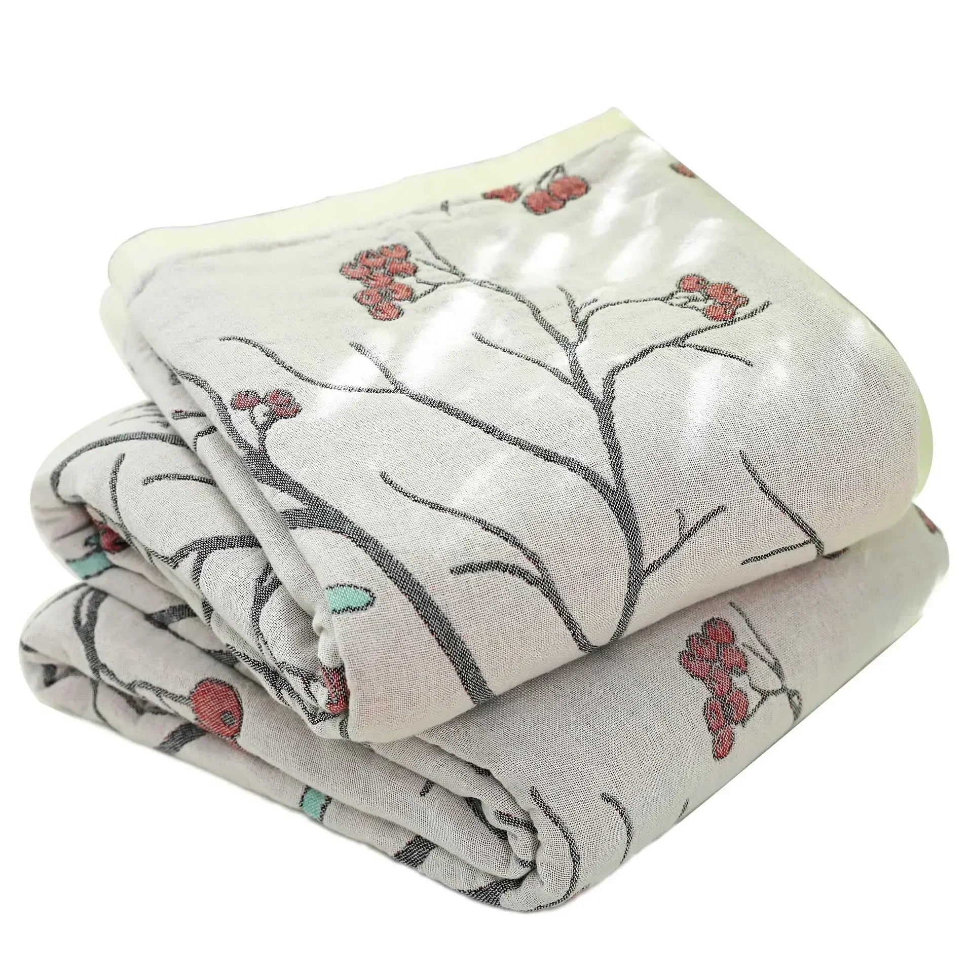 Cozy Collection | Lightweight Cotton Gauze Blanket for Summer Comfort | Soft, Breathable Design for Home Decor 5