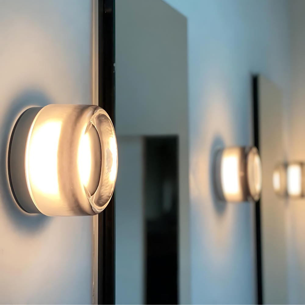DimpleGlow | Modern Elegant Glass LED Wall Sconce Light Fixture 5