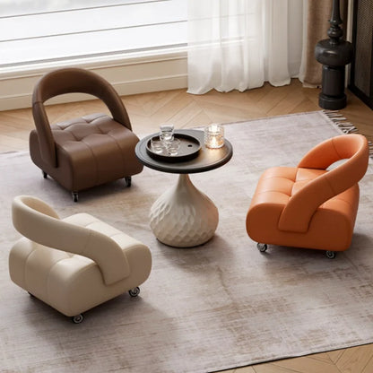Elegant Home Collection | Swivel Bar Stool with Backrest & Silent Wheels | Comfortable Seating for Any Space 2