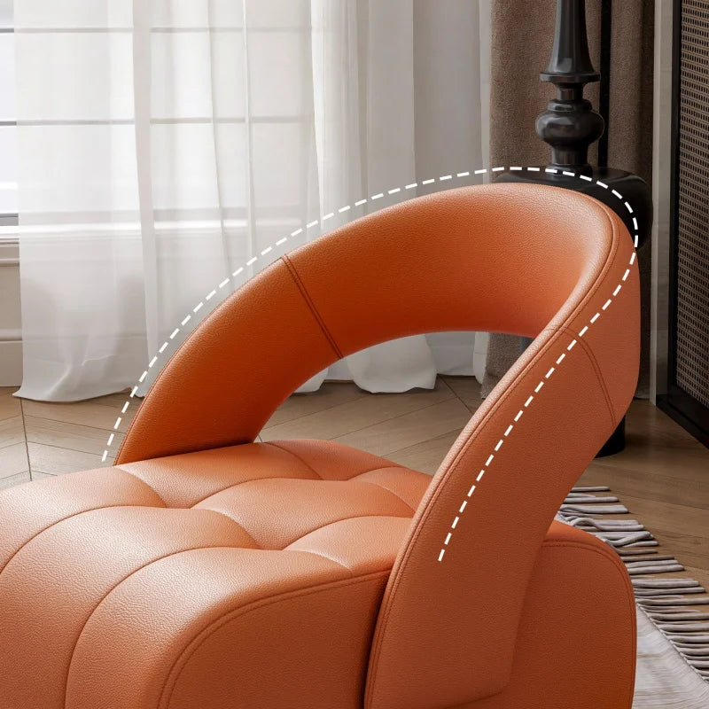 Elegant Home Collection | Swivel Bar Stool with Backrest & Silent Wheels | Comfortable Seating for Any Space 5