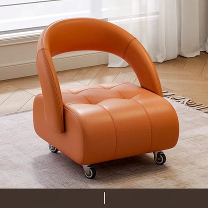 Elegant Home Collection | Swivel Bar Stool with Backrest & Silent Wheels | Comfortable Seating for Any Space 6