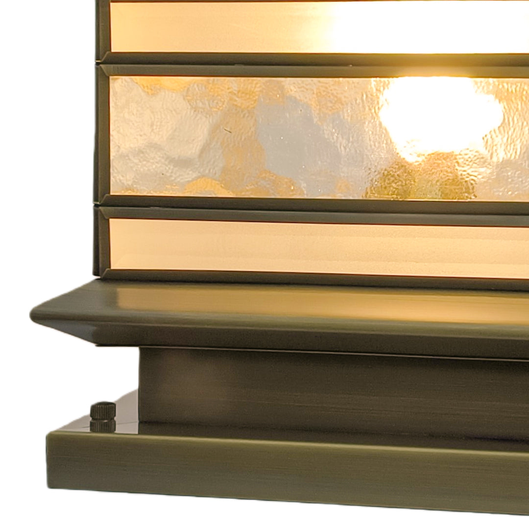 Elegant Solar Lights Outdoor | Retro Copper Pillar Design with Dual Power Options | Ideal for Landscape Lighting and Garden Ambiance 8