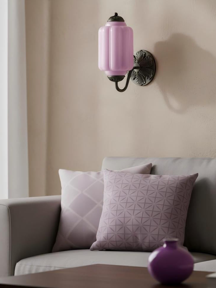 EloiseGlow | Charming Vintage Milk Glass Wall Sconce Lighting Fixture 17