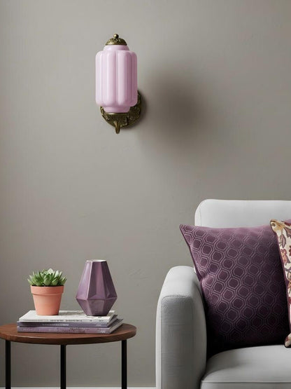 EloiseGlow | Charming Vintage Milk Glass Wall Sconce Lighting Fixture 26