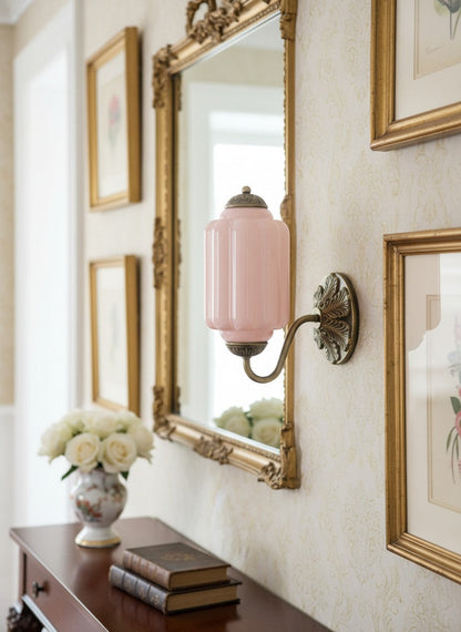 EloiseGlow | Charming Vintage Milk Glass Wall Sconce Lighting Fixture 34