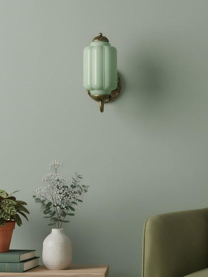 EloiseGlow | Charming Vintage Milk Glass Wall Sconce Lighting Fixture 4