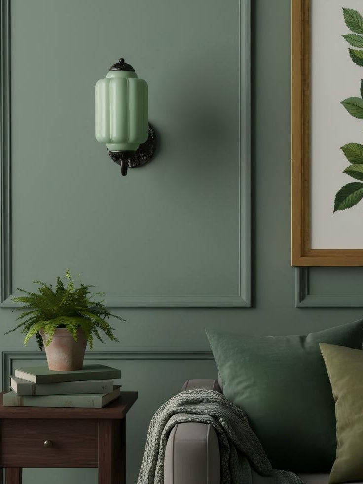 EloiseGlow | Charming Vintage Milk Glass Wall Sconce Lighting Fixture 5