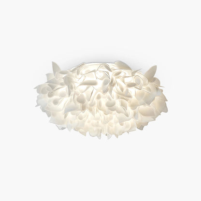 FloraGlow | Elegant Soft White Flush Mount Ceiling Light Fixture 1