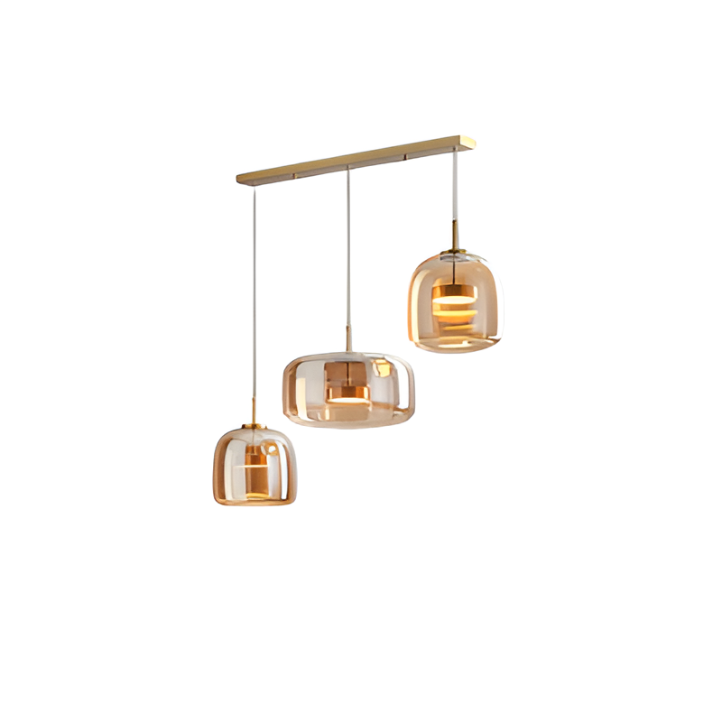 HailieGlass | Elegant Retro Hand-Blown Glass Kitchen Pendant Lighting 3
