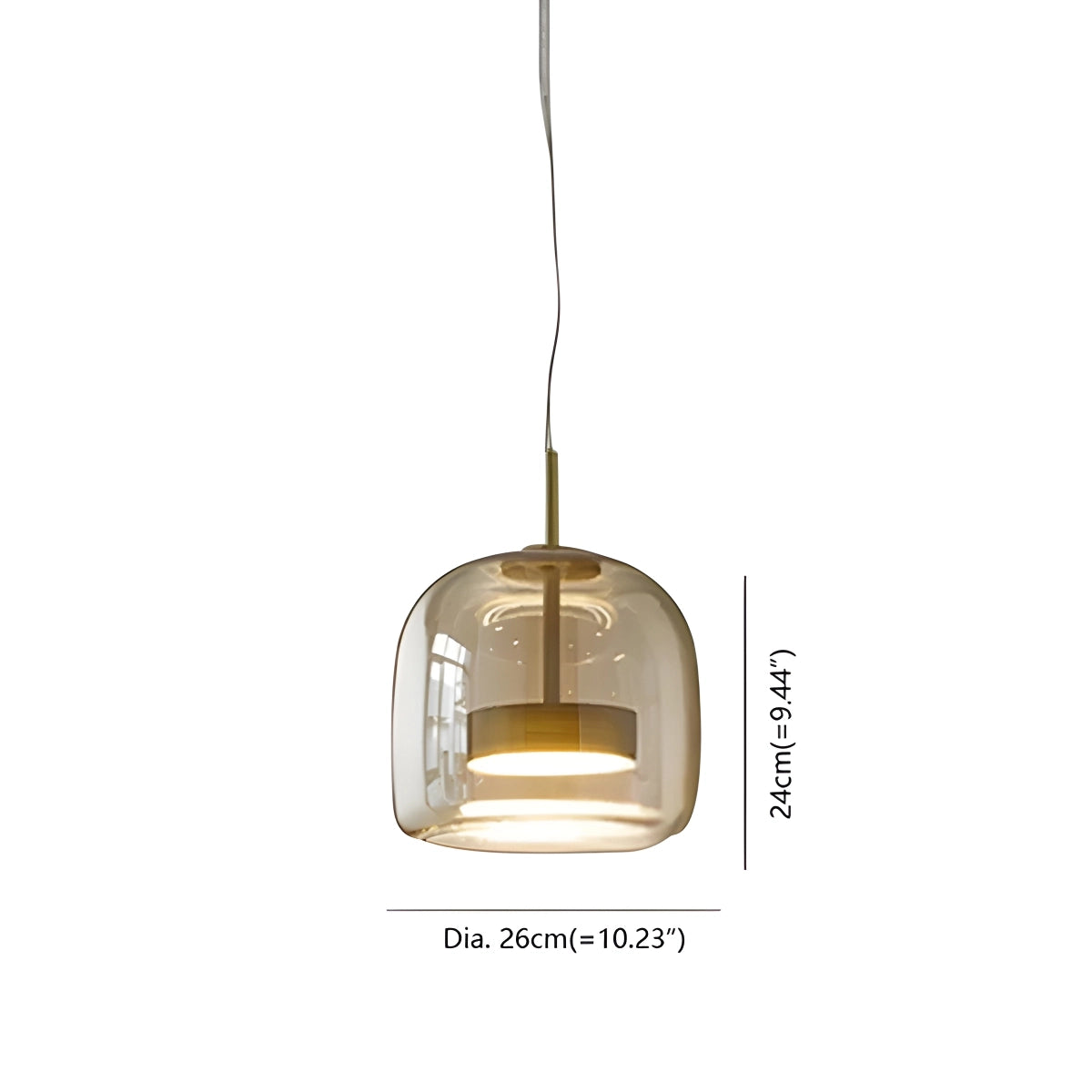 HailieLight | Elegant Modern Glass Pendant Lighting for Kitchen Island 4
