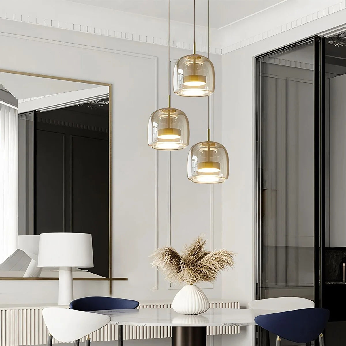 HailieLight | Elegant Modern Glass Pendant Lighting for Kitchen Island 6