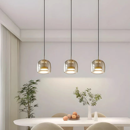 HailieLight | Elegant Modern Glass Pendant Lighting for Kitchen Island 8
