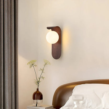 Icar Scandinavian LED Wall Lamp | Minimalist Wooden Design 1