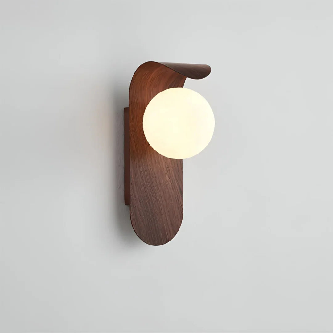 Icar Scandinavian LED Wall Lamp | Minimalist Wooden Design 4