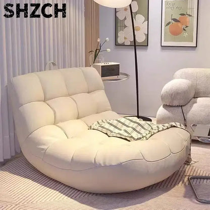 Lazy Sofa,Bedroom Small Caterpillar Can Lie Down and Sleep Single Small Sofa,Recliner Tatami Leisure Chair 0