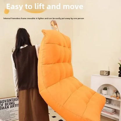 Lazy Sofa,Bedroom Small Caterpillar Can Lie Down and Sleep Single Small Sofa,Recliner Tatami Leisure Chair 2