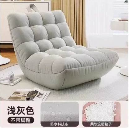 Lazy Sofa,Bedroom Small Caterpillar Can Lie Down and Sleep Single Small Sofa,Recliner Tatami Leisure Chair 4