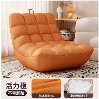 Lazy Sofa,Bedroom Small Caterpillar Can Lie Down and Sleep Single Small Sofa,Recliner Tatami Leisure Chair 5