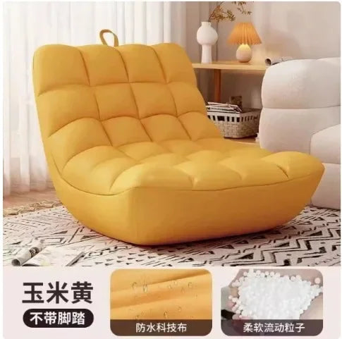 Lazy Sofa,Bedroom Small Caterpillar Can Lie Down and Sleep Single Small Sofa,Recliner Tatami Leisure Chair 7
