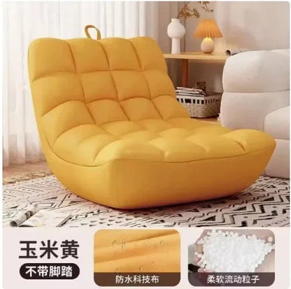 Lazy Sofa,Bedroom Small Caterpillar Can Lie Down and Sleep Single Small Sofa,Recliner Tatami Leisure Chair 7