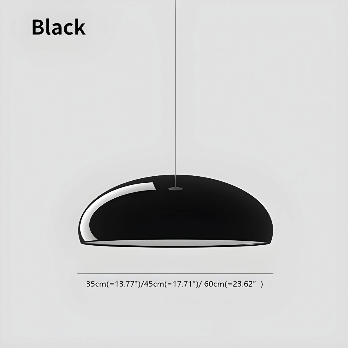 Luminara | Elegant Black Modern Pendant Light Fixture for Kitchen Island 3