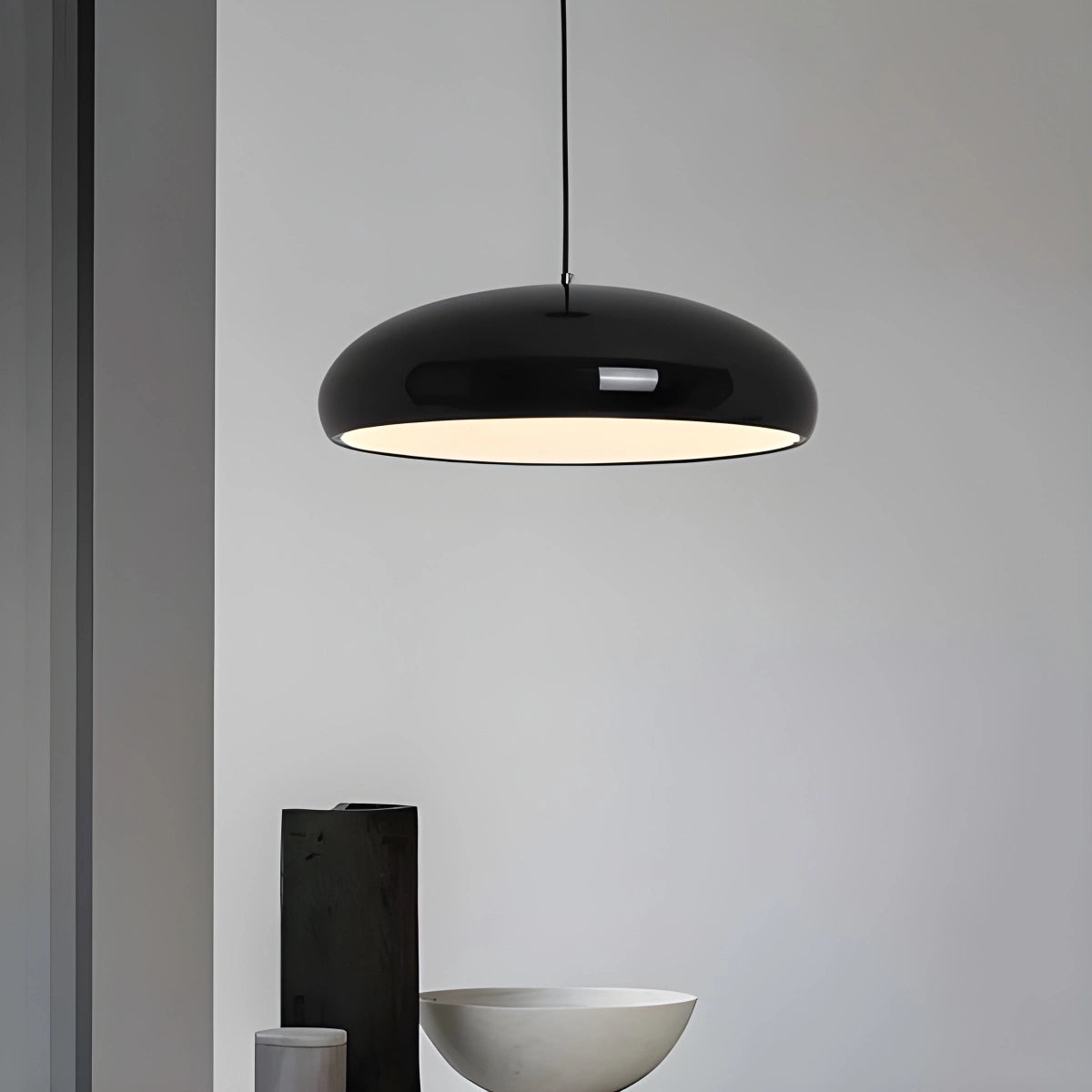 Luminara | Elegant Black Modern Pendant Light Fixture for Kitchen Island 8