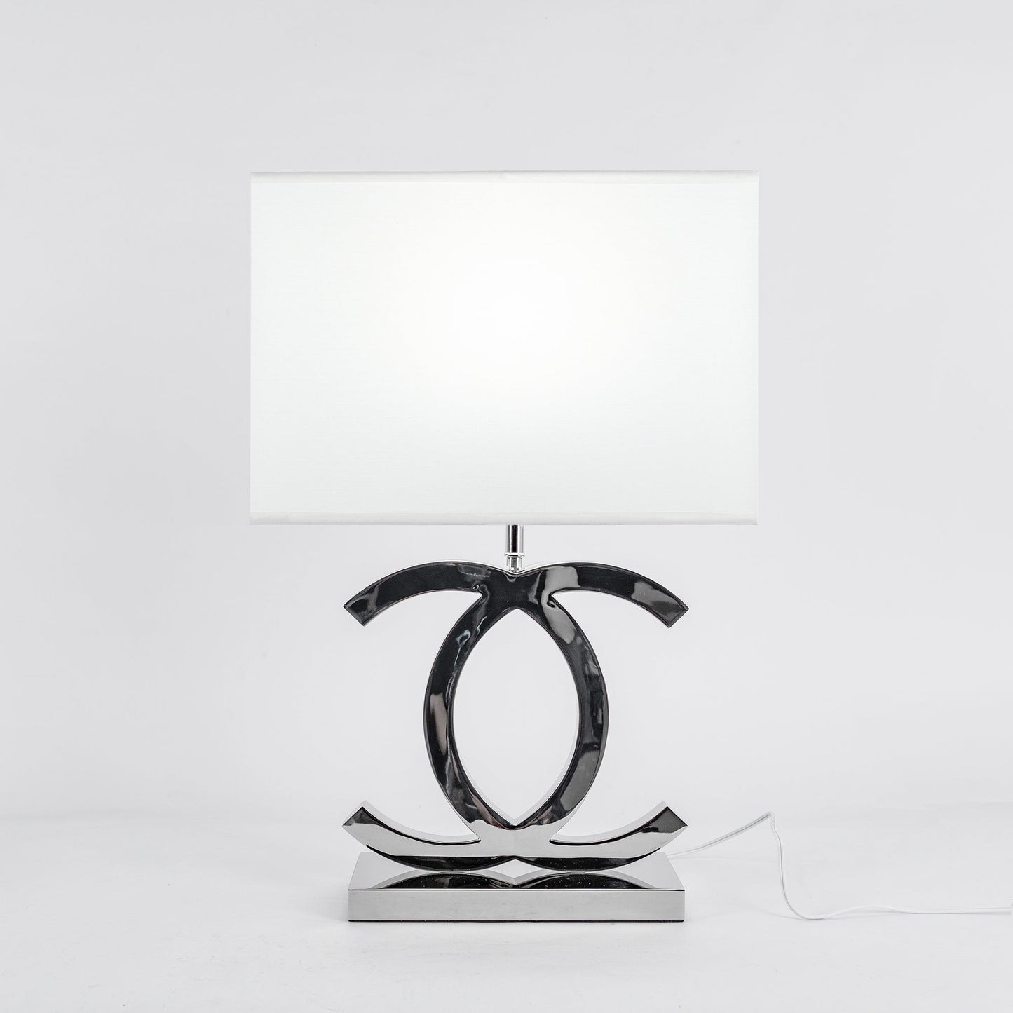 Luminara | Modern Sleek Stainless Steel Table Lamp for Bedroom or Living Room 2
