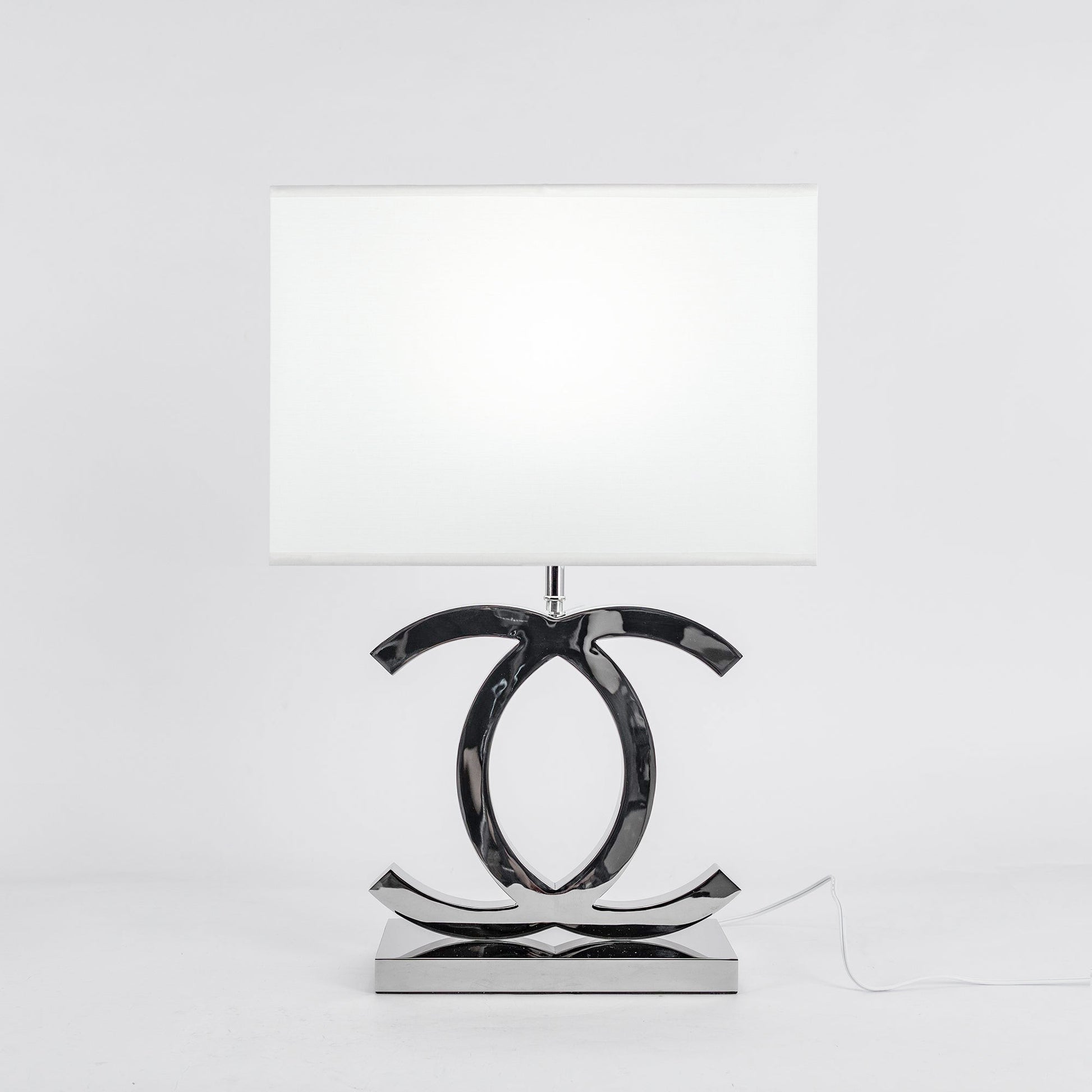 Luminara | Modern Sleek Stainless Steel Table Lamp for Bedroom or Living Room 2