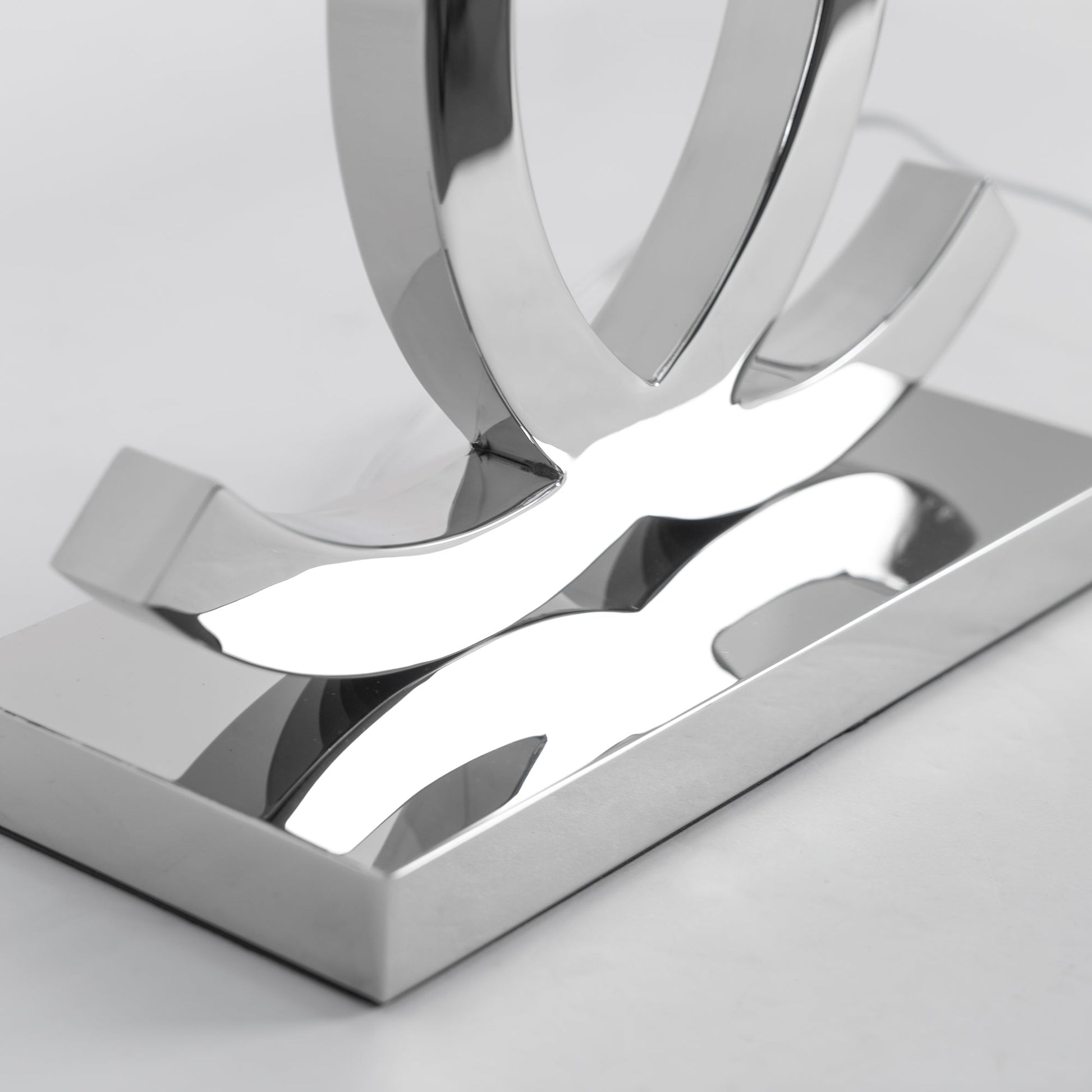 Luminara | Modern Sleek Stainless Steel Table Lamp for Bedroom or Living Room 8