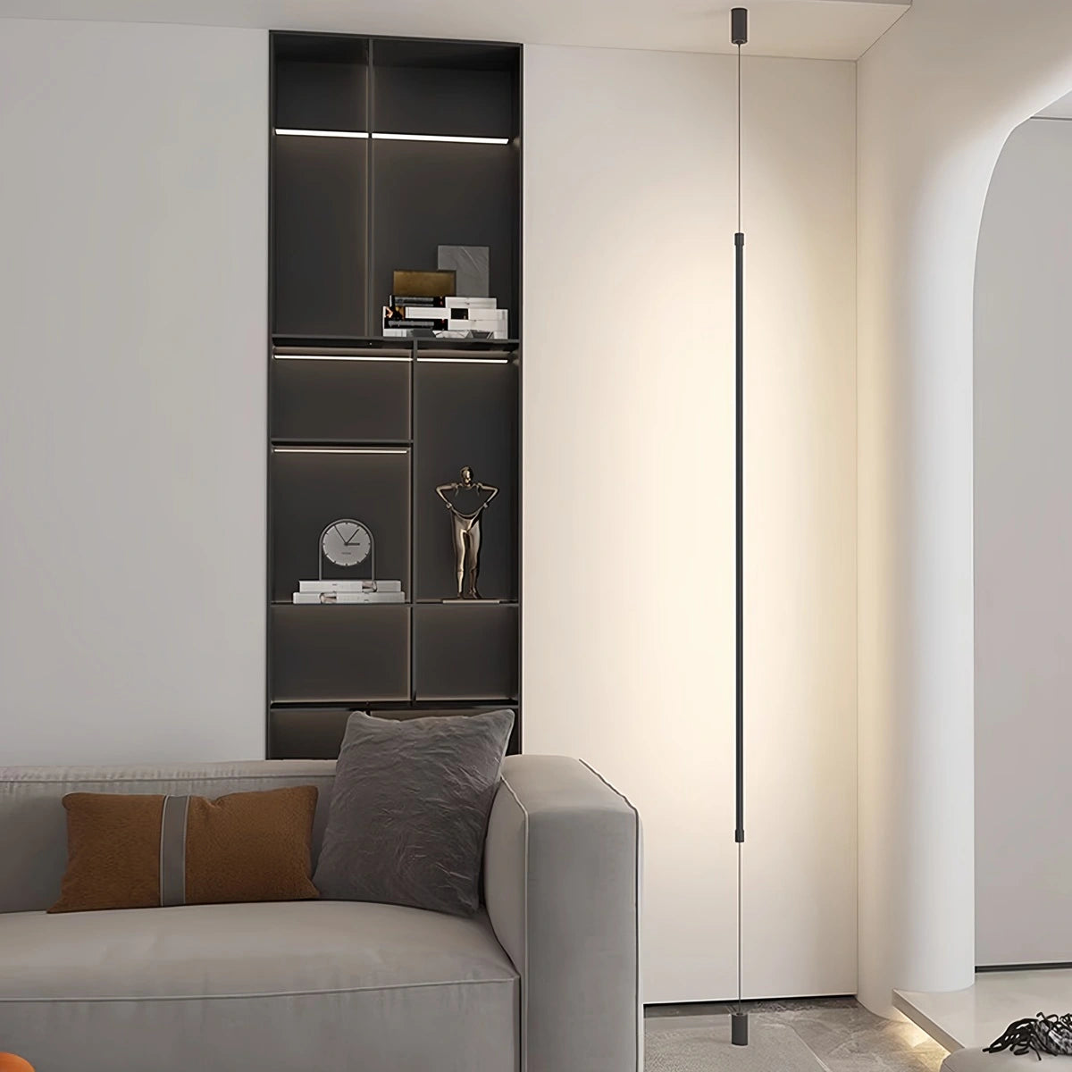 Luminara | Sleek Modern Vertical LED Floor Lamp for Living Room 0