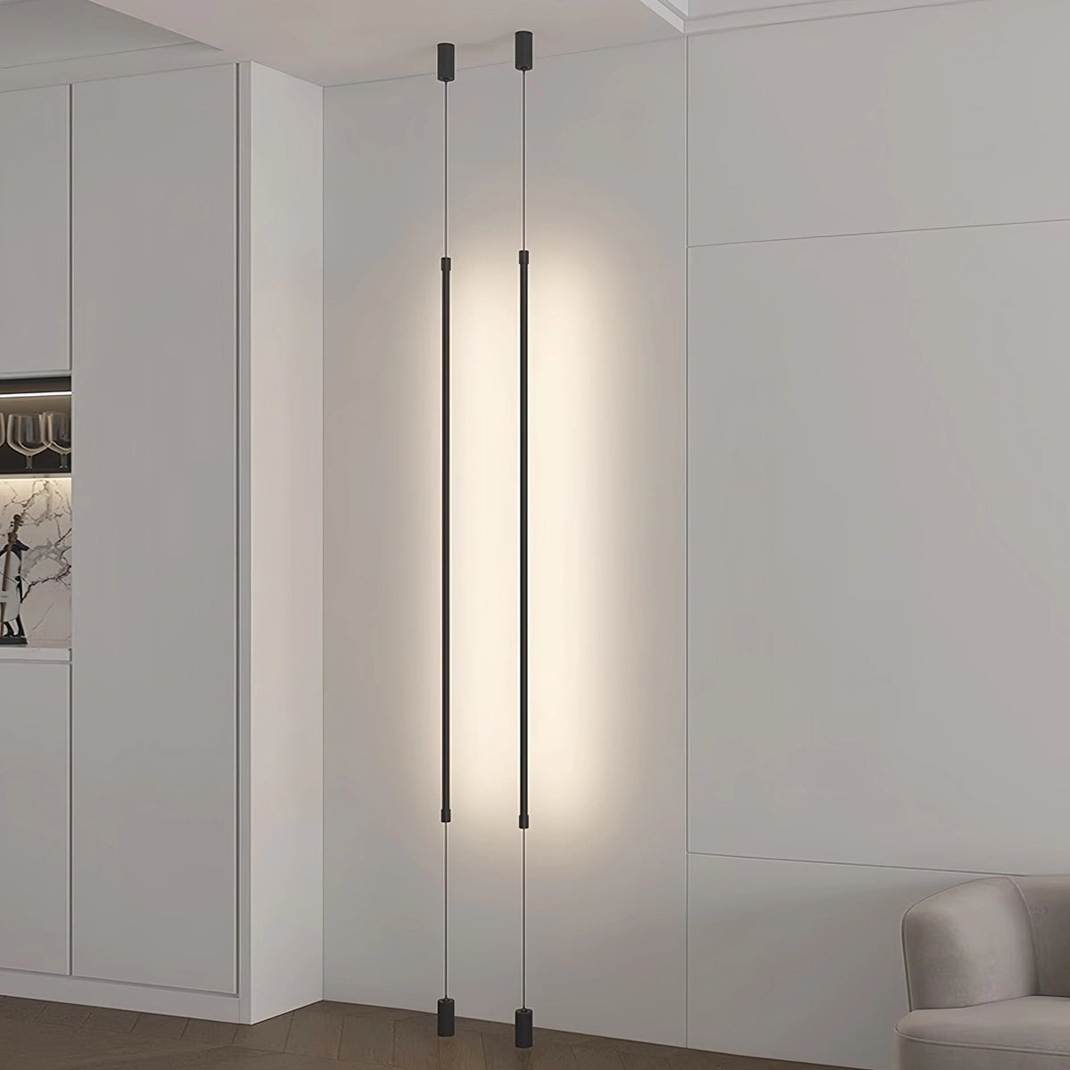 Luminara | Sleek Modern Vertical LED Floor Lamp for Living Room 7