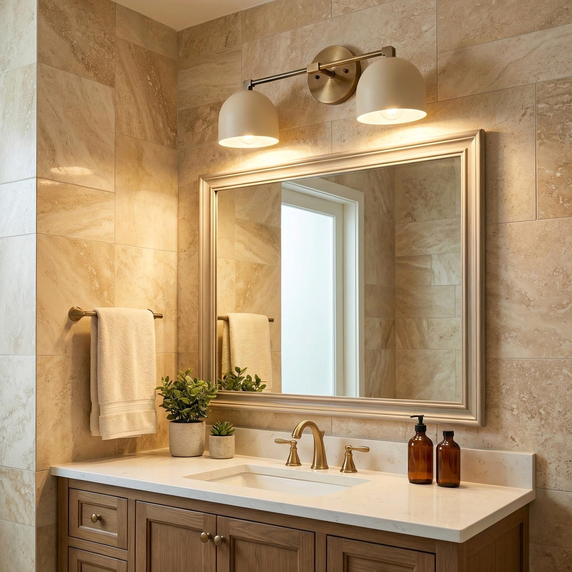 Lunara | Elegant Mid-Century Bathroom Vanity Light Fixture 3