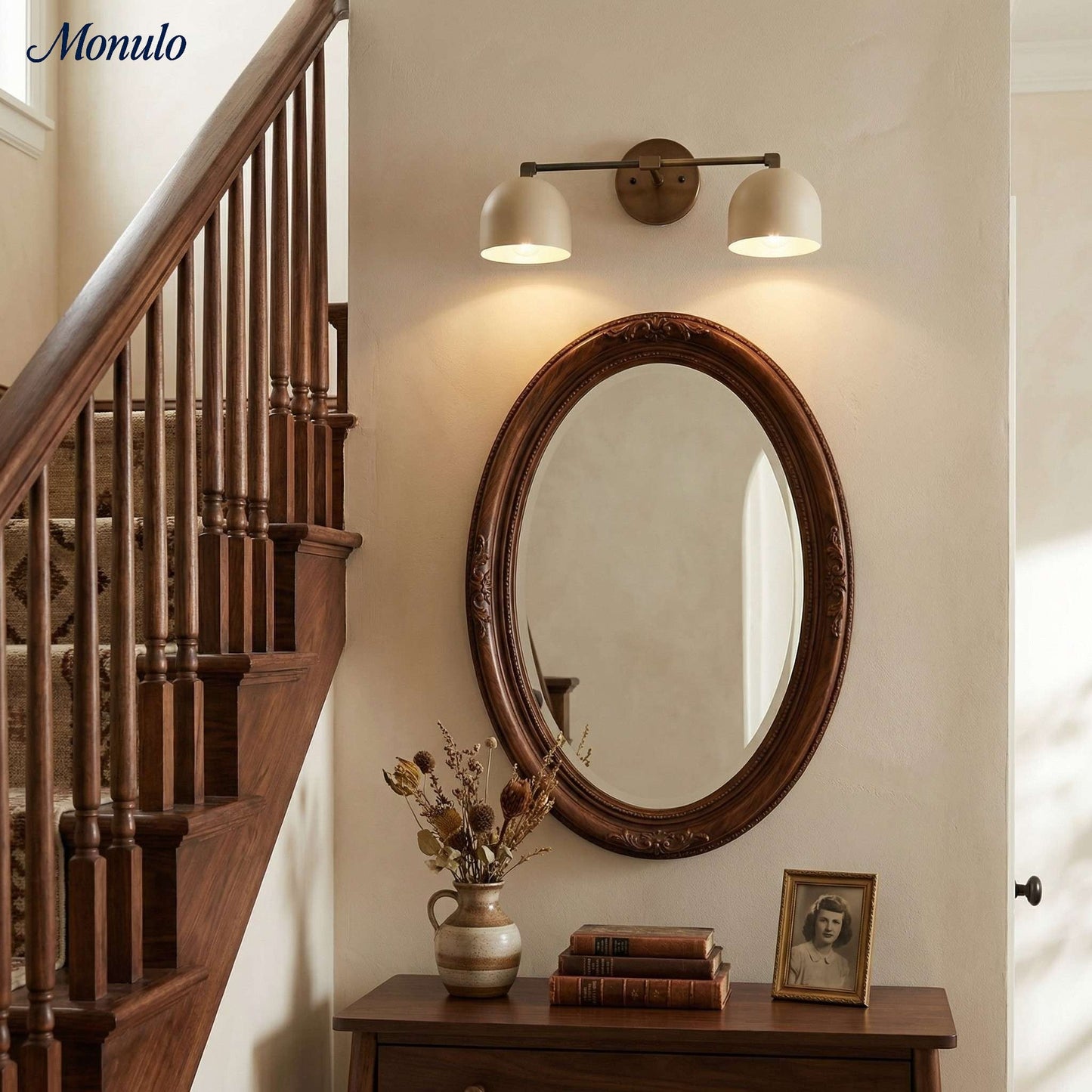 Lunara | Elegant Mid-Century Bathroom Vanity Light Fixture 4