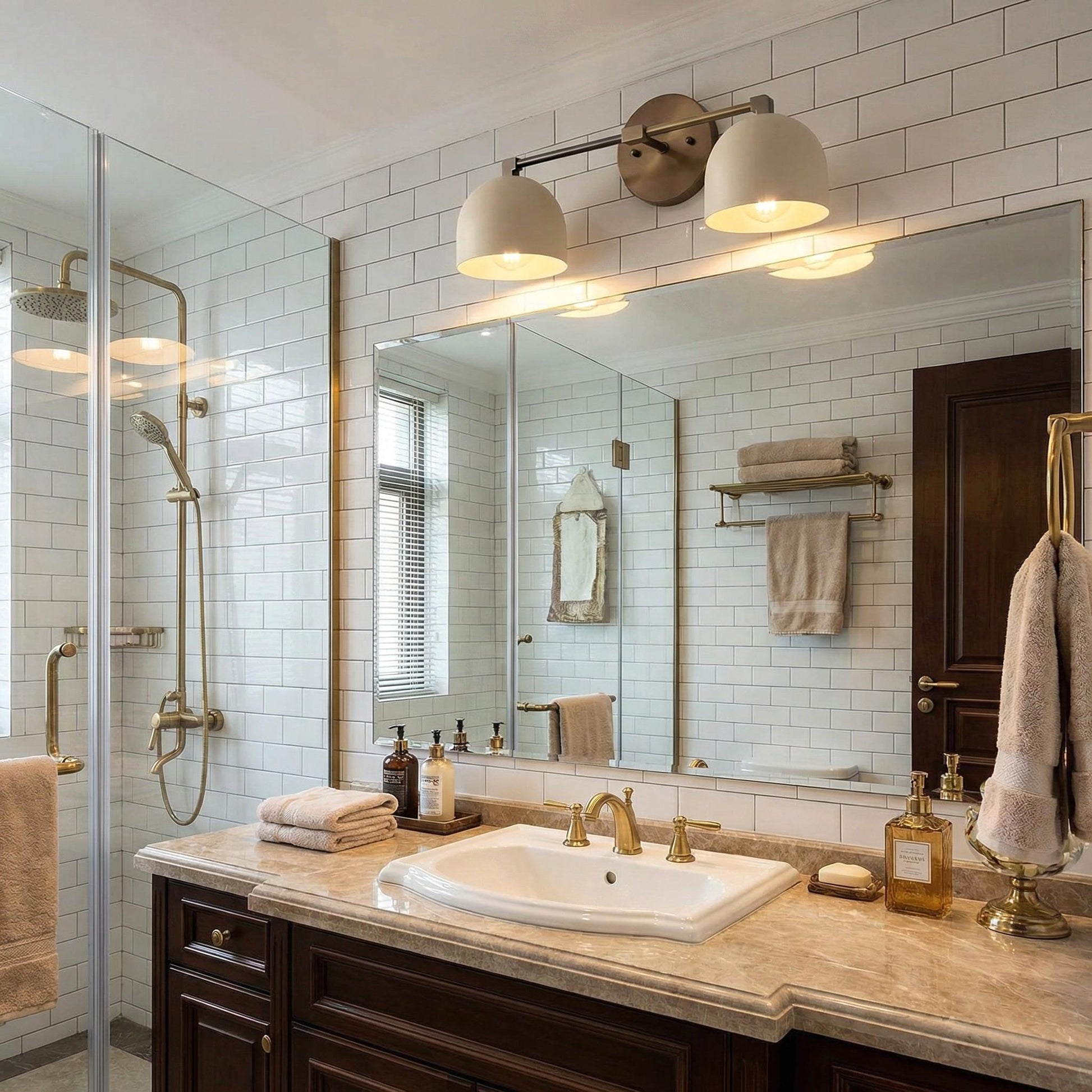 Lunara | Elegant Mid-Century Bathroom Vanity Light Fixture 5