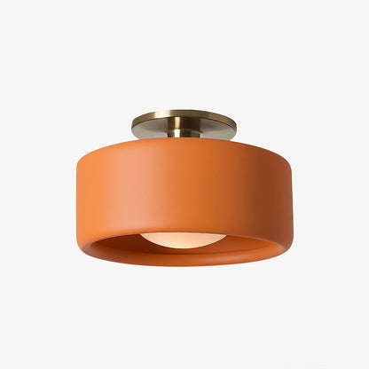 Lunaria | Sleek Modern Porcelain Flush Mount Ceiling Light Fixture 10