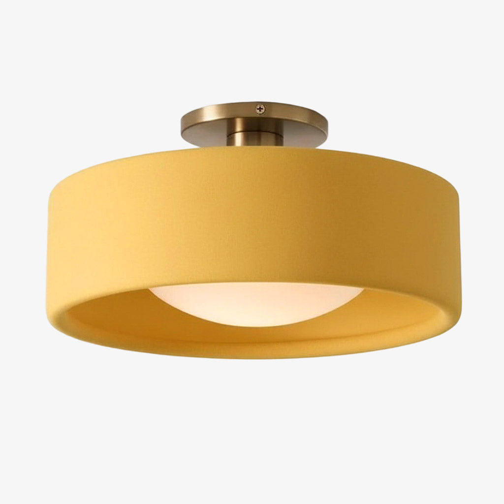 Lunaria | Sleek Modern Porcelain Flush Mount Ceiling Light Fixture 12