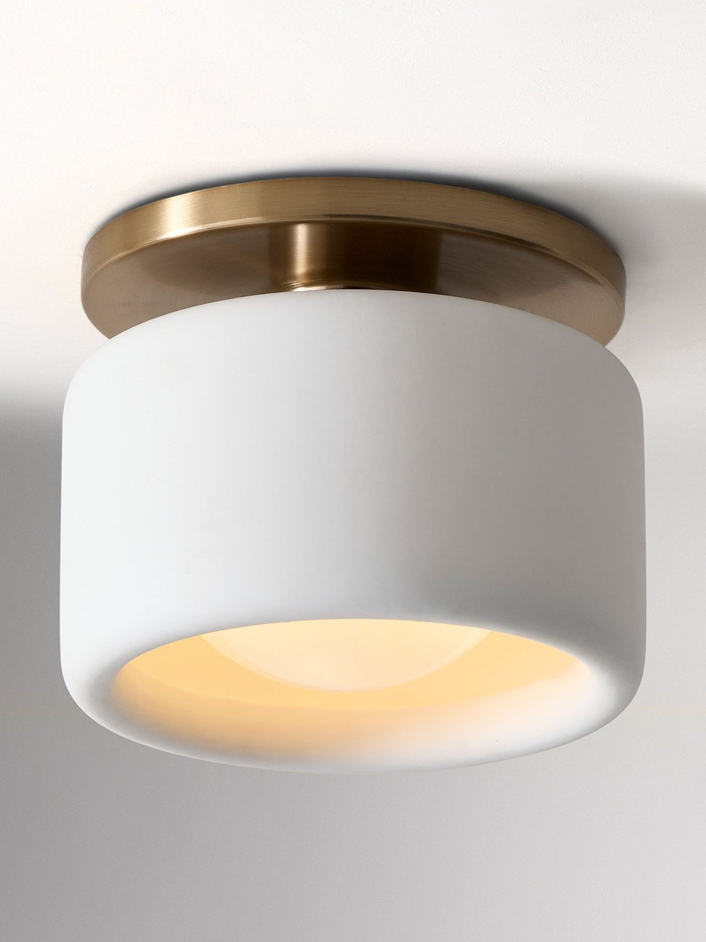 Lunaria | Sleek Modern Porcelain Flush Mount Ceiling Light Fixture 14
