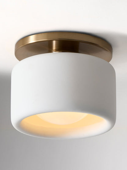 Lunaria | Sleek Modern Porcelain Flush Mount Ceiling Light Fixture 14